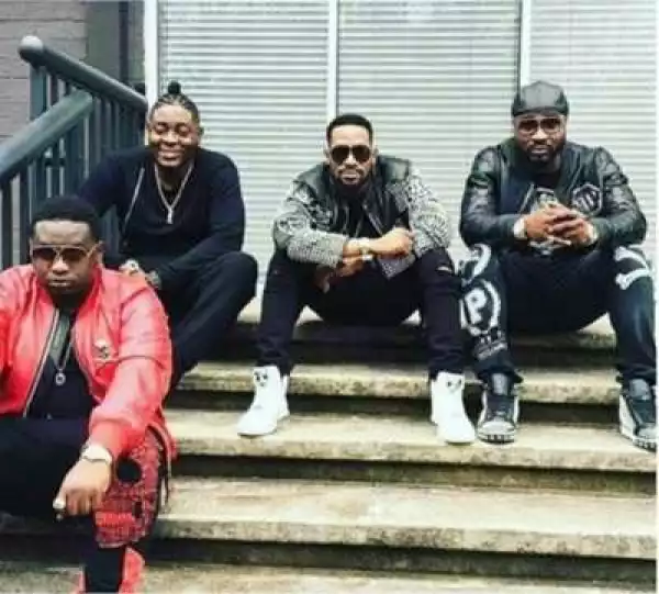 D’banj, Wande Coal And Harrysong Pictured On Set Of New Music Video [Photos]